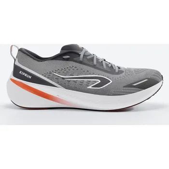 Pánská běžecká obuv KIPRUN Pánské běžecké boty Cushion 500 44 BÍLÁ|ŠEDÁ