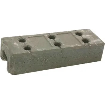 Příslušenství pro plot Betonový podstavec pro mobilní panely | 590 × 220 mm