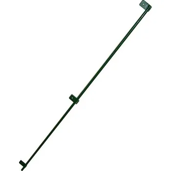 Příslušenství pro plot Rámeček z kulatiny pro upevnění pletiva výšky 1500 mm | poplastovaný | zelená RAL 6005