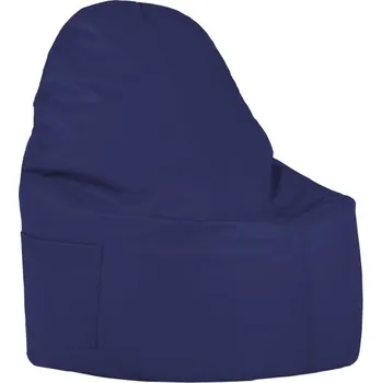 Sedací pytel Křeslo Porto ekokůže tmavomodré