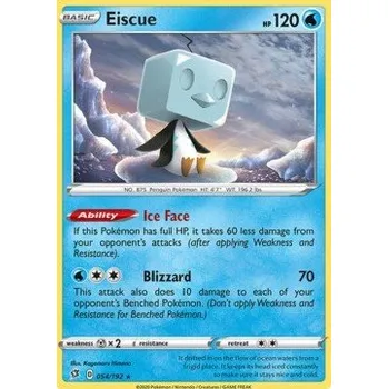 Karetní hra Pokémon RCL 054/192 Eiscue - Rebel Clash Stav: Near Mint, Verze: COSMIC HOLO