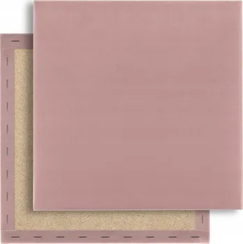 Obraz Čalouněný nástěnný panel VELUR RŮŽOVÝ Čelo Záhlavník 50x50