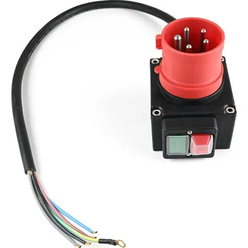 Příslušenství k nářadí Vypínač se zásuvkou a vodičem pro štípač dřeva 400V Scheppach