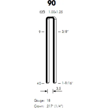 Spona do sešívačky Sponky OMER 90 / 35 SS 304