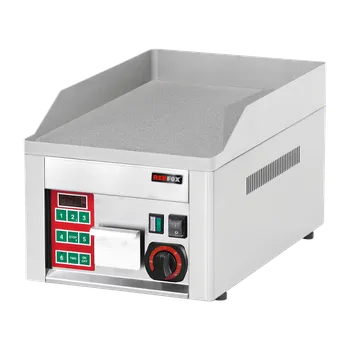 Grilovací deska hladká s digitálním časovačem durable chrom | REDFOX - FTHC 30 ED