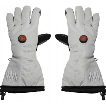 Rukavice Vyhřívané lyžařské rukavice z kůže Glovii L