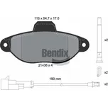 Sada brzdových destiček, kotoučová brzda BENDIX Braking BPD1114