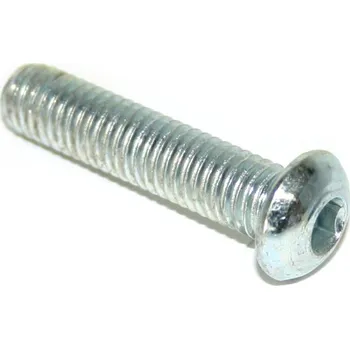 Šroub ISO 7380 16x60 (10.9) ZN Šroub se zploštělou půlkulatou hlavou a vnitřním šestihranem, zinek