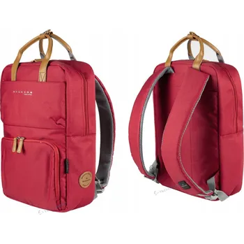 Městský batoh Batoh Bergson CITYPULSE | DO WIZZAIR A RYANAIR do 20 l červený