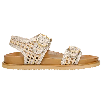 Dámské sandále Béžové Perforované Dámské Sandály Wojas 7624284 38