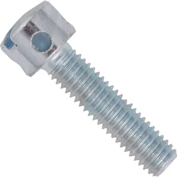 Šroub DIN 404 5x8 ZN šroub s válcovou hlavou, s dírami v hlavě, zinek