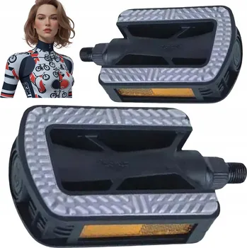 Pedál na kolo Platformové pedály Kands FP-830 černé