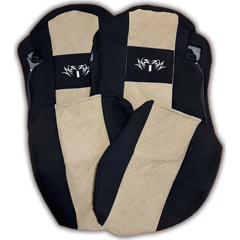 Potah sedadla Potahy sedadel IVECO č.153 – manšestr - Béžovo-černá