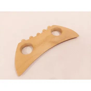 Masáž GUASHA - Dřevěná Masážní Pomůcka s Bodlinami