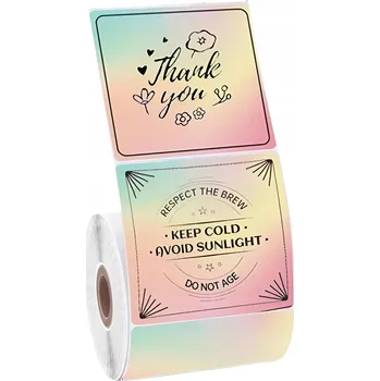 Speciální papír Samolepicí štítky náhrada za Phomemo M110 M200 M220 M221 50x50 mm