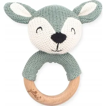 Jollein Kousátko Jelen Ash Green 7 cm