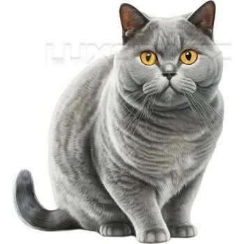 Nažehlovačka Britská kočka - 10 x 12 cm