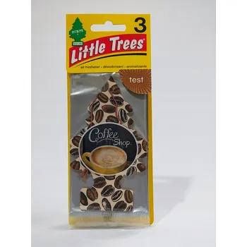 Vůně do auta Little Trees Vůně do auta "Coffee Shop" – 3 kusy