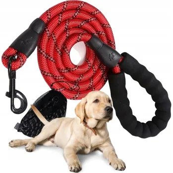 Vodítko pro psa Vodítko treningové vodítko Lalazoo lanko 10 m