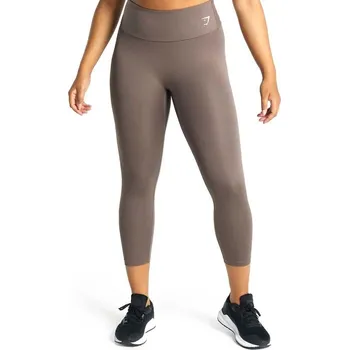 GYMSHARK Dámské fitness legíny 7/8 M KAŠTANOVÁ