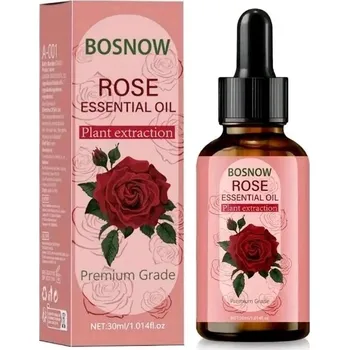 BOSNOW Esenciální olej z růže 30 ml – Hypoalergenní péče o pleť