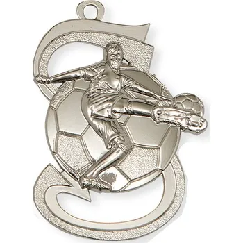 Cinkili Medaile C29035 zlatá, stříbrná, bronzová Fotbal Barva: Stříbrná