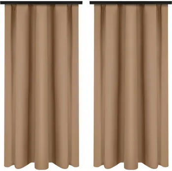 Obraz Závěs polozatemňovací s řasící páskou, tunelem a žabkami, 140 cm x 260 cm