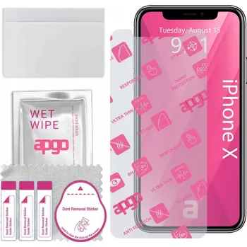 Pouzdro na mobilní telefon Sklo pro Apple iPhone X, náhrada tvrzeného skla, flexibilní