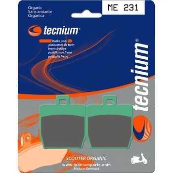 Nářadí na motocykly Organické brzdové destičky TECNIUM Scooter - ME231 ME231