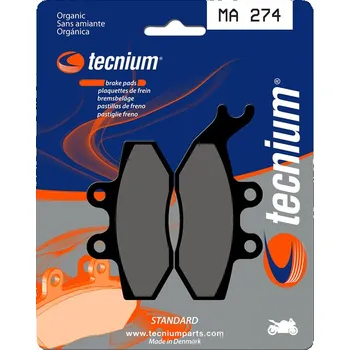 Nářadí na motocykly Brzdové destičky TECNIUM Street Organic - MA274 MA274
