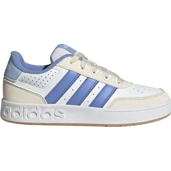 Chlapecká obuv Dětská volnočasová obuv adidas BREAKBASE J 5.5 Bílá, Modrá, Béžová