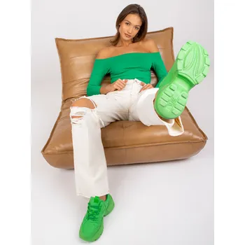 Dámské kalhoty RO džínové kalhoty SP PNT N08.75P světle béžová 42