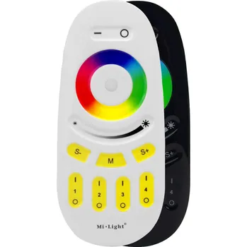 LED páska Mi-Light RF Dálkový ovladač pro RGB a RGBW LED pásky, 4-kanálový - Černá - LED Solution - FUT096-B - FUT096-B