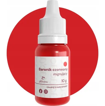 Mýdlo Migrující barvivo do mýdla červené 10 ml pro glycerinovou bázi a kosmetiku