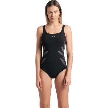 Dámské plavky Arena Shapewear Milena Wing Back C Cup dámské zeštihlující plavky Barva: black, Velikost: D 40