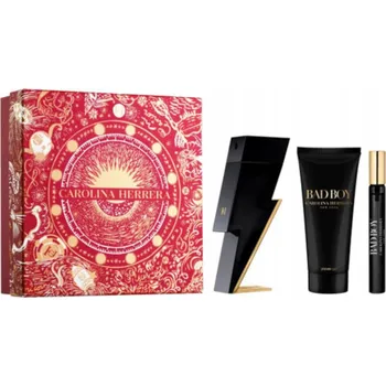 Pánský parfém Sada pánských parfémů Carolina Herrera EDT Bad Boy 3 kusy