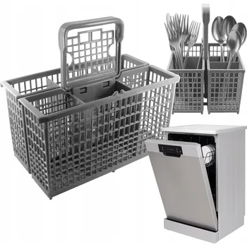 Příslušenství pro myčku Košík na příbory do myčky Vilcor šedý univerzální 2v1