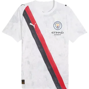 Pánský speciální fotbalový dres Puma x KidSuper Manchester City 25/26 bílý