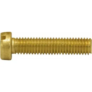 Šroub DIN 84 8x30 MS šroub s válcovou hlavou, drážka, mosaz