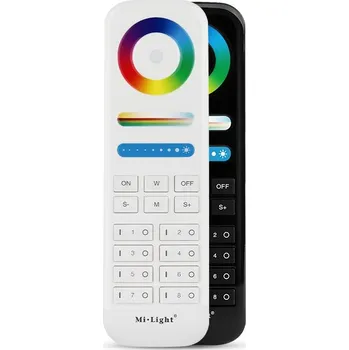 LED páska Mi-Light RF Dálkový ovladač pro RGB, RGBW, CCT LED pásky, 8-kanálový - Bílá - LED Solution - FUT089 - FUT089