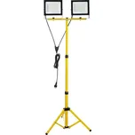 LED Reflektor se stojanem TIGRA 2xLED/100W/230V 4000K IP54 černá/žlutá