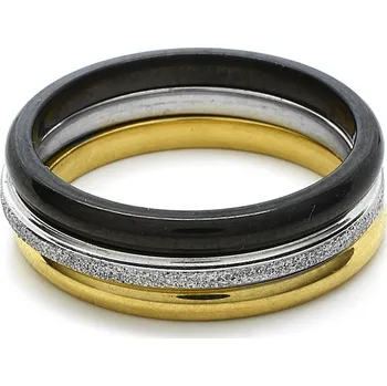 Prsten Ocelové prsteny multicolor Javier - 55