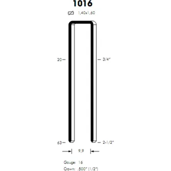 Spona do sešívačky Sponky OMER 1016 / 38