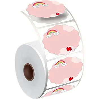 Speciální papír Samolepicí štítky náhrada za Phomemo M110 M200 M220 M221 50x50 mm