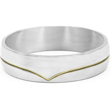 Prsten BRUNOshop.cz Pánský snubní prsten LINE GOLD Velikost: 9 (EU: 59 - 61)