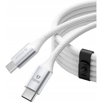 Datový kabel Kabel Orico USB typ C – USB typ C 1 m bílý