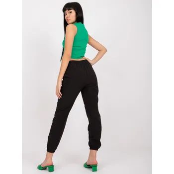 Dámské kalhoty DHJ SP 15832 kalhoty.64 černá 2XL