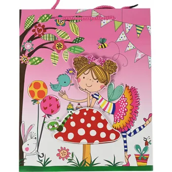 Dárková taška DĚTSKÁ DÁRKOVÁ TAŠKA PRINCEZNA MOŘSKÁ PANNA TAŠKA 26x32CM RŮZNÉ BARVY