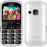 EVOLVEO EasyPhone XS, mobilní telefon pro seniory, bílý