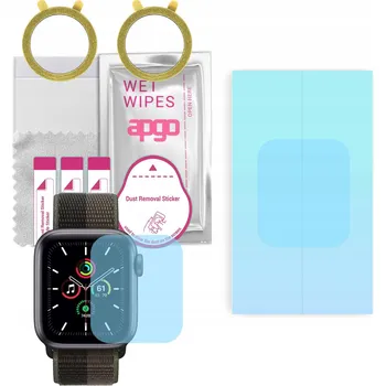2x Hydrogelová ochranná Fólie apgo HD HQ FLEX pro Apple Watch SE (40 mm)